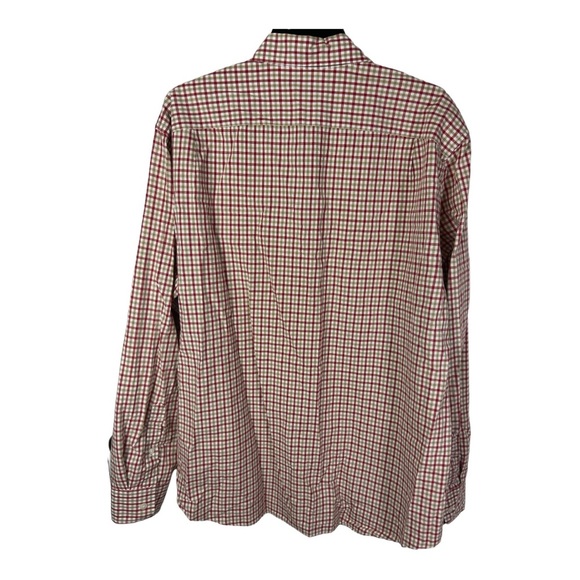 J. Crew Button Down Shirt Mens Size XL Red and Brown Plaid Casual / Work J648
L - Picture 7 of 8